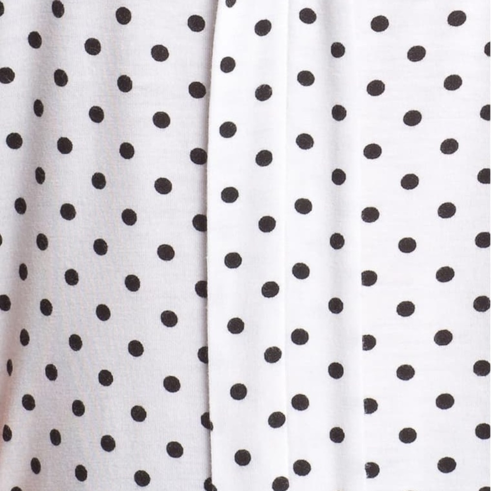 Pleione sleeveless knit polka dot top medium - Picture 2 of 7